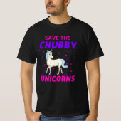 Die Chubby-Unikorne gerettet T-Shirt (Vorderseite)