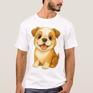 Die Churchill-Seele: Vintage Britischer Bulldogge T-Shirt