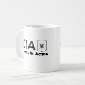 Die CIA in Aktion Kaffeetasse (Vorderseite Links)