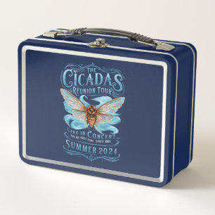 Die Cicada-Reunion-US-Tour 2024 Cicada-Konzert Metall Brotdose
