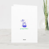 Die Circus Geburtstagskarte Karte (Rückseite)