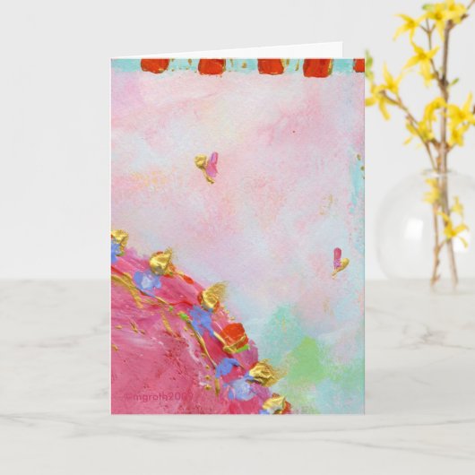 Die Circus Geburtstagskarte Karte (Gelbe Blume)