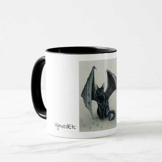 Die City Battycat-Tasse Tasse (Vorderseite Links)