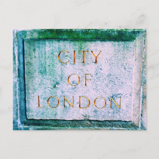 Die City of London Postkarte (Vorderseite)