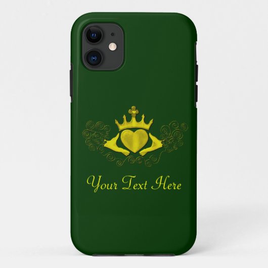 Die Claddagh (Gold) Case-Mate iPhone Hülle (Rückseite)