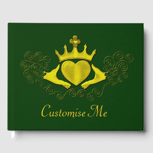 Die Claddagh (Gold) Gästebuch (Vorderseite)
