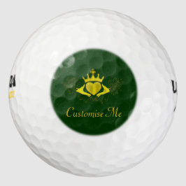 Die Claddagh (Gold) Golfball