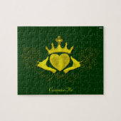 Die Claddagh (Gold) Puzzle (Horizontal)