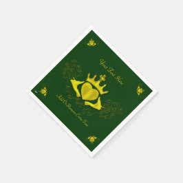 Die Claddagh (Gold) Serviette