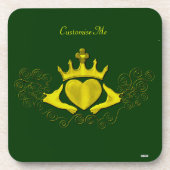 Die Claddagh (Gold) Untersetzer (Vorderseite)