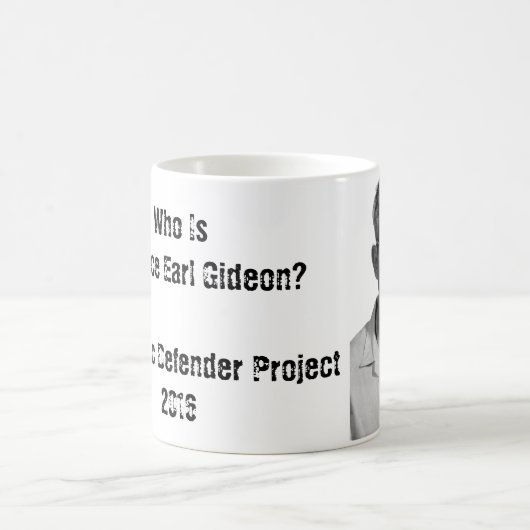 Die Clarence Graf Gideon Mugshot-Tasse Kaffeetasse (Mittel)