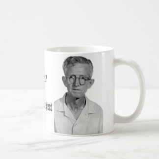 Die Clarence Graf Gideon Mugshot-Tasse Kaffeetasse