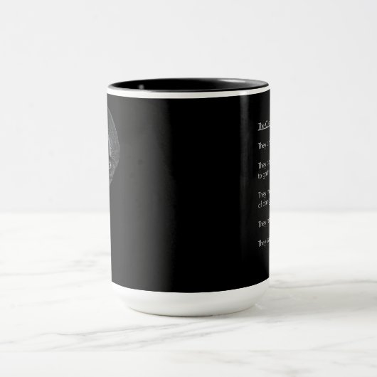 Die Cleverness der Krähen Tasse (Zentrum)