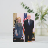 Die Clintons Postkarte (Stehend Vorderseite)