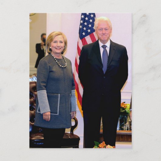 Die Clintons Postkarte (Vorderseite)