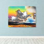 Die Clints der Dromore Card Akryline Print Leinwanddruck (Insitu (Holzboden))