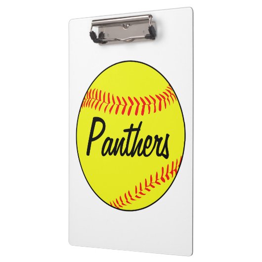 Die Clipboard des Custom Fastpech Softball Coach Klemmbrett (Links)