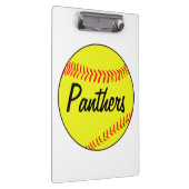 Die Clipboard des Custom Fastpech Softball Coach Klemmbrett (Rechts)