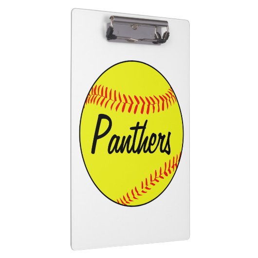 Die Clipboard des Custom Fastpech Softball Coach Klemmbrett (Rechts)