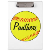 Die Clipboard des Custom Fastpech Softball Coach Klemmbrett (Vorderseite)