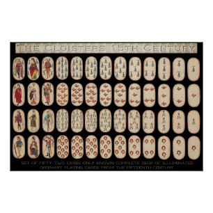 Die Cloisters aus dem 15. Jahrhundert Vintag Poster