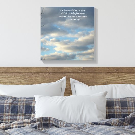 Die Cloud Leinwanddruck (Insitu (Schlafzimmer))