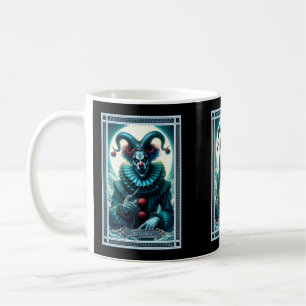 Die Clown-Tarot-Karte Kaffeetasse