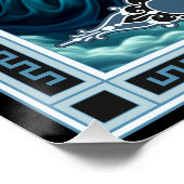 Die Clown-Tarot-Karte Poster (Ecke)