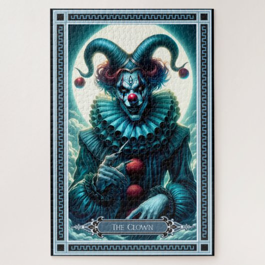 Die Clown-Tarot-Karte Puzzle (Vertikal)