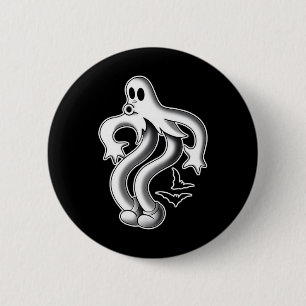 Die Clowngeister-Spooky-Fledermäuse Button