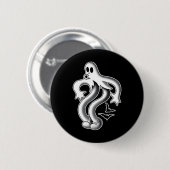 Die Clowngeister-Spooky-Fledermäuse Button (Vorne & Hinten)