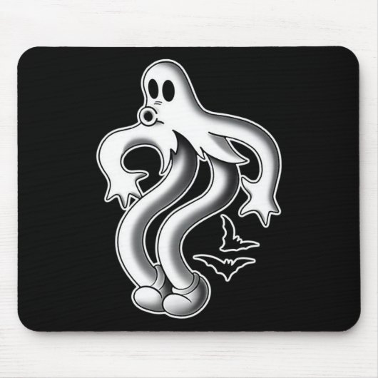 Die Clowngeister-Spooky-Fledermäuse Mousepad (Vorne)