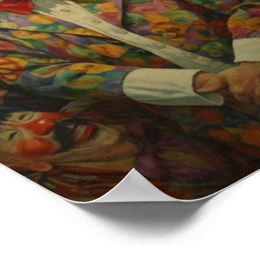 Die Clowns Poster (Ecke)