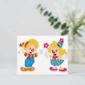die Clowns Postkarte (Stehend Vorderseite)