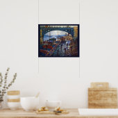 Die Coalmen von Claude Monet Poster (Küche)