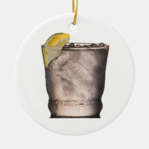 DIE "COCKTAIL LOVER'S" CHRISTMAS-ORNATION KERAMIK ORNAMENT