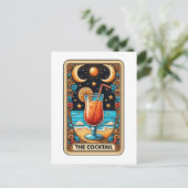 Die Cocktail-Tarot-Karte Postkarte (Stehend Vorderseite)