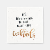 Die Cocktailserviette Serviette (Vorderseite)