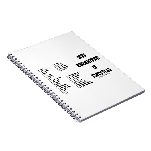 Die Codeerkennung ist unerlässlich (Morse-Code) Notizblock (Rechte Seite)