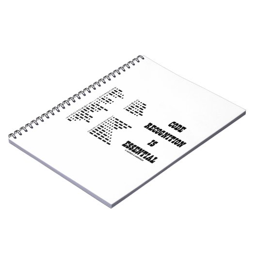 Die Codeerkennung ist unerlässlich (Morse-Code) Notizblock (Linke Seite)