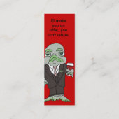 Die Codfather MiniVisitenkarte Mini Visitenkarte (Rückseite)