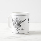 Die Cody Drachen-Patent-Tasse Kaffeetasse (Vorderseite Links)