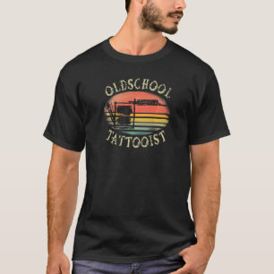 Die Coil Tattoo Traditionelle Maschine Zitat Trad T-Shirt