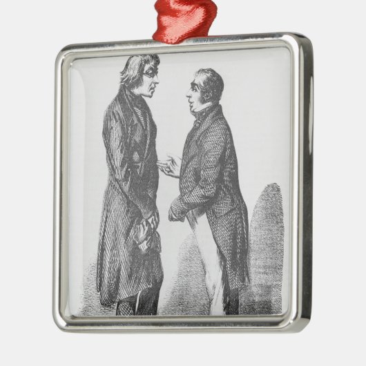 Die Cointet Brüder Silbernes Ornament (Links)