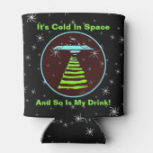 Die Cold in Space U.F. Dosenkühler (Rückseite)