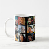 Die Collage der Stamm-Reihen-2 Kaffeetasse (Links)