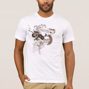 Die Collagensammlung durch julianisches P Flores T-Shirt
