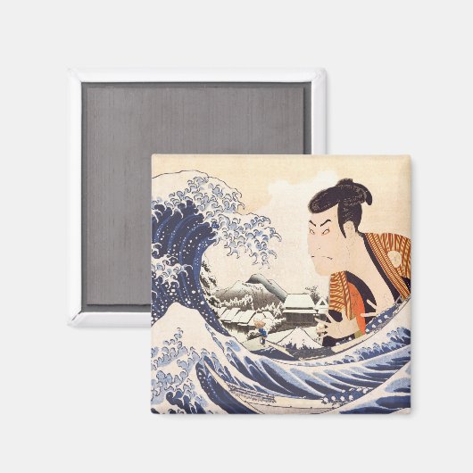 Die Collages der Great Wave Ukiyoe Magnet (Vorderseite/Rückseite)