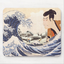 Die Collages der Great Wave Ukiyoe Mousepad