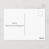 Die Collages der Great Wave Ukiyoe Postkarte (Rückseite)